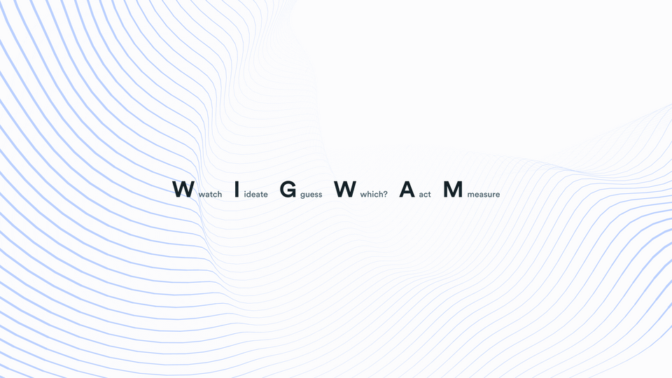 WIGWAM: The method to improve anything over time.